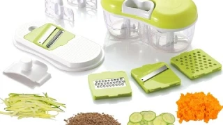 Brieftons QuickPull Food Chopper, Blender, Mandoline Slicer & Grater Demo