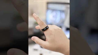 This is a smart ring that can monitor your health #smartring #healthanxiety #bloodpressure