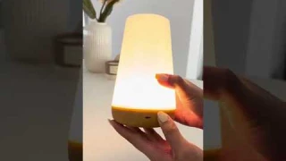 Night Light,Dimmable Touch Lamp for Bedroom,Portable Table Bedside Lamp,5 Brightness & 13 RGB Colors