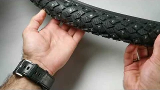 Зимняя шипованная покрышка для велосипеда Schwalbe Marathon Winter Plus 26x2.0