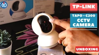 TPLINK TAPO C200 Wifi CCTV Camera Unboxing In Hindi
