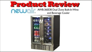 Product Review | The Newair Dual Zone Refrigerator | Drinks Made Easy