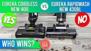 Eureka RapidWash NEW430BL vs Eureka Cordless Wet Dry Vacuum Mop NEW400 COMPARISON  Which One to Buy?