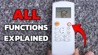 Air Conditioning Mini Split Remote Basic Functions