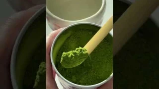 making a matcha latte at home 🍵