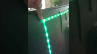 TV LED strip install