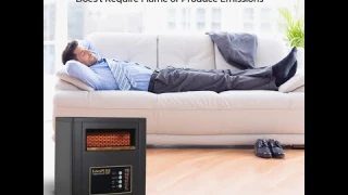 EdenPURE CopperSMART Electric Space Heater - ETL Listed, 1000 to 1500 Watt Portable Heater