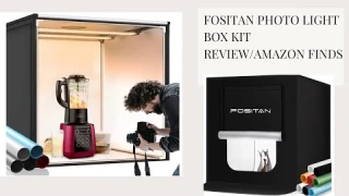FOSITAN  Photo Light Box Kit review:amazon finds