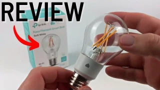 Kasa Smart Bulb Review & Setup - KL50 Filament E26 Smart Light Bulb