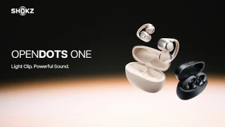 Shokz OpenDots ONE｜Light Clip, Powerful Sound.