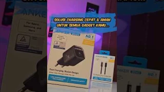 Solusi Charging Cepat & Aman untuk Semua Gadget Kamu... #anker #charger #adaptor #smartphone