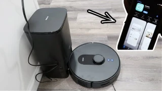 iPhone 14 Pro Max Controls Botslab by 360 S8 Plus Robot Vacuum and Mop for 24 Hours