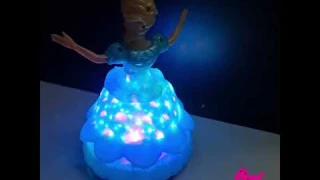 dancing princess robot glowing princess sophia and frozen toys