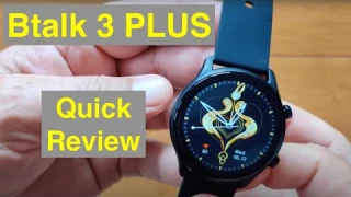 ZEBLAZE Btalk 3 PLUS Bluetooth Calling IP68 Inexpensive Basic Smartwatch: Quick Overview