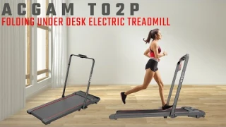 ACGAM T02P Folding Under Desk Electric Treadmill