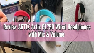 Review ARTIX Artix CL750 Wired Headphones with Mic & Volume Control — 90% Noise Cancelling Headphone