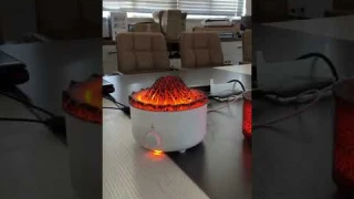 3D Simulation Volcano Jellyfish aroma diffuser Volcanic Fire Humidifier