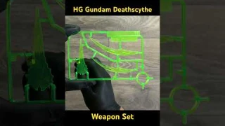 Satifying ASMR build of HG Gundam Deathscythe Weapon Set.