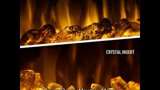 CO-Z 50 inch Recessed and Wall Mounted Electric Fireplace Insert | 750W 1500W Embedded Space