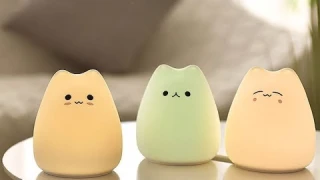 Мини ночник игрушка. Мягкий силиконовый LED ночник