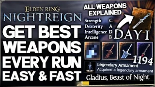 Elden Ring Nightreign - Get the Best Most OP Weapons EVERY Run - ALL Nightfarer Class Weapon Guide!
