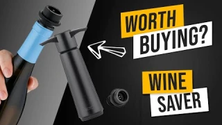 Wine Saver Pump with 4 Vacuum Stoppers Review