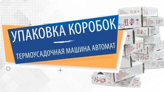 Упаковка коробок на термоусадочной машине автомат FL 5545TBC