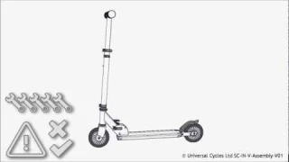 Inline Scooter Assembly instructions