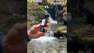 iPhone vs. DJI Osmo Pocket 3: 4K/60fps HDR Video Showdown 📹 #osmopocket3