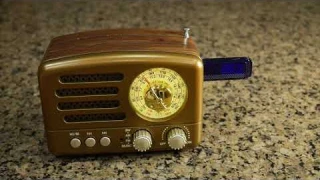 BEST VINTAGE LOOKING AM FM Radio Retro Bluetooth Speaker, PRUNUS J-160 REVIEW
