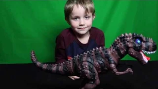 Walking Tyrannosaurus Rex Dinosaur Toy Review!!