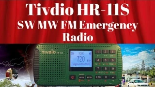 Tivdio HR-11S AM FM Stereo Shortwave BT MP3 Emergency Radio Review