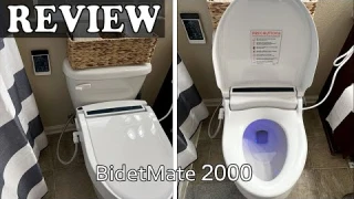 BidetMate 2000 Series Electric Bidet Heated Smart Toilet Seat - Review 2023