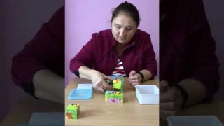 Как научить ребенка складывать картинки из кубиков. 1 часть.