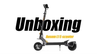 Ausom L1 Electric Scooter Unboxing