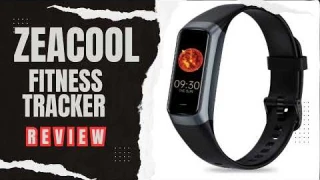 Zeacool Fitness Tracker,Activity Tracker,Heart Rate Monitor with 1.10'' AMOLED Touch Color Screen
