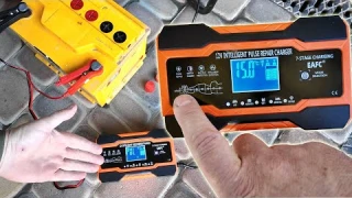 ⚡САМОЕ ДЕШЕВОЕ автоматическое зарядное устройство для аккумуляторов. 7 УРОВНЕЙ зарядки. Полный тест.