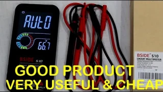BSIDE S10 Smart Meter - Multimeter Review Part 1 of 2
