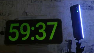 Тест LED видеосвета со встроенным аккумулятором ST-120 с Алиэкспресс