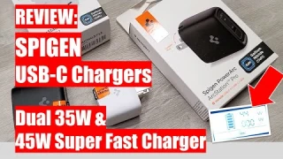 REVIEW: SPIGEN USB-C Chargers - Dual 35W & 45W Super Fast Charger