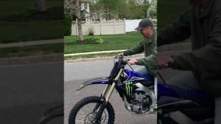 Dad Crashes My New Dirt Bike!! (2021 YZ-250F)
